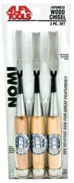 3PC . NOMI CHISEL SET 3/8-3/4"