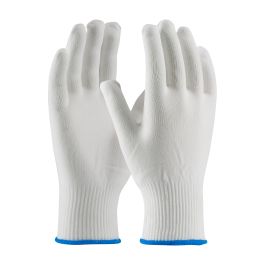 Light Weight Seamless Knit Nylon Clean Environment Glove - 13 Gauge, White, L