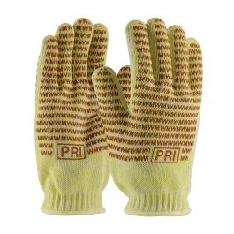 Kevlar® / Cotton Seamless Knit Hot Mill Glove with Cotton Liner and Double-Sided EverGrip™ Nitrile Coating - 24 oz, Yellow