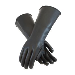 Heavy Duty Unsupported Latex, Unlined with Smooth Finish - 44 Mil, Black, L