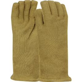Heat & Cold Resistant Electrostatic Dissipative (ESD) Glove with PBI® Outer Shell and Nylon / Wool Lining - 14", Brown, L 50GL