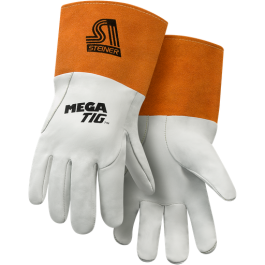 MegaTIG™ Premium Kidskin TIG Welding Gloves, ThermoCore™ Foam Lined Back, Long Cuff, X-Large