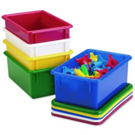 Cubbie Trays, 8.63w x 13.5d x 5.25h, Yellow