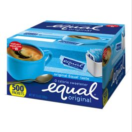 Zero Calorie Sweetener, 0.04 oz Packet, 500/Box