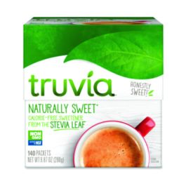 Natural Sugar Substitute, 0.12 oz Packet, 140/Box