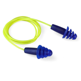 Resistor® II Reusable Flanged Earplugs - Corded FP43