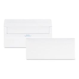 Redi-Seal Envelope, #10, Commercial Flap, Redi-Seal Adhesive Closure, 4.13 x 9.5, White, 500/Box
