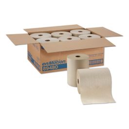 High Capacity Roll Towel, 10" x 800 ft, Brown, 6 Rolls/Carton