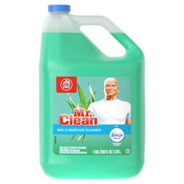 Multipurpose Cleaning Solution with Febreze,128 oz Bottle, Meadows and Rain Scent, 4/Carton