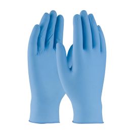 Disposable Nitrile Glove, Powder Free with Textured Grip - 5 mil, Blue, 2XL BQF12-2X
