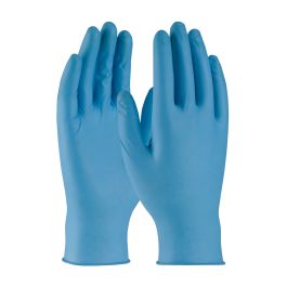 Disposable Nitrile Glove, Powder Free with Textured Grip - 8 mil, Blue, L