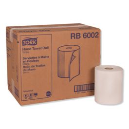 Universal Hand Towel Roll, 7.88" x 600 ft, White, 12 Rolls/Carton
