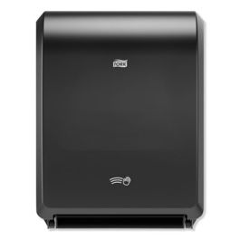 Electronic Hand Towel Roll Dispenser, 8" Roll, 12.32 x 9.32 x 15.95, Black