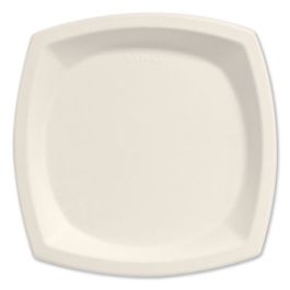Bare Eco-Forward Sugarcane Dinnerware, Plate, 10" dia, Ivory, 125/Pack