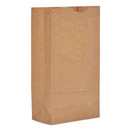 Grocery Paper Bags, 10# Size, 35# Basis Weight, 7" x 4.38" x 13.75", Kraft, 2,000/Bundle