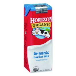 Low Fat Milk, 1% Plain, 8 oz, 18/Carton