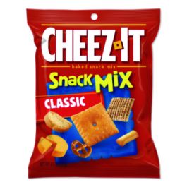 Cheez-it Baked Snack Mix, Classic Cheese, 4.5 oz Bag, 6/Pack