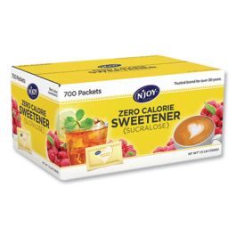 N'Joy Yellow Sucralose Zero Calorie Sweetener Packets