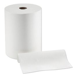 enMotion High Capacity Roll Towel, 1-Ply, 10" x 800 ft, White, 6 Rolls/Carton