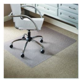 EverLife Light Use Chair Mat for Flat to Low Pile Carpet, Rectangular, 46 x 60, Clear