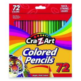 Colored Pencils, 72 Assorted Lead and Barrel Colors, 72/Box