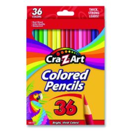 Colored Pencils, 36 Assorted Lead and Barrel Colors, 36/Box
