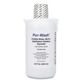 Pur-Wash Eye Wash, 32 oz Bottle