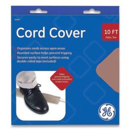 Power Gear Cord Cover, 2.5" x 10 ft, Tan