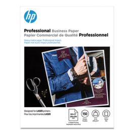 Professional Business Paper, 52 lb Bond Weight, 8.5 x 11, Matte White, 150/Pack