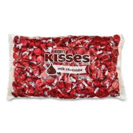 KISSES, Milk Chocolate, Red Wrappers, 66.7 oz Bag