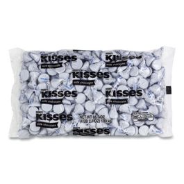 KISSES, Milk Chocolate, White Wrappers, 66.7 oz Bag