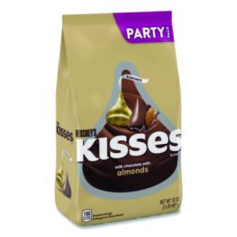 KISSES Milk Chocolate with Almonds, Party Pack, 32 oz Bag