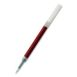 Refill for Pentel EnerGel Retractable Liquid Gel Pens, Fine Needle Tip, Red Ink