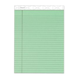 Prism + Colored Writing Pads, Wide/Legal Rule, 50 Pastel Green 8.5 x 11.75 Sheets, 12/Pack
