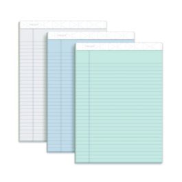 Prism + Colored Writing Pads, Wide/Legal Rule, 50 Assorted Pastel-Color 8.5 x 11.75 Sheets, 6/Pack