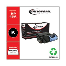 Remanufactured Black Toner, Replacement for 45A (Q5945A), 18,000 Page-Yield