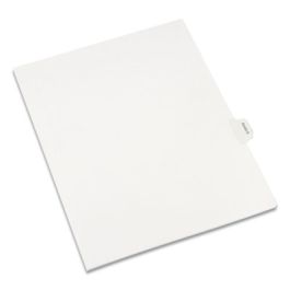 Allstate-Style Legal Side Tab Dividers, 26-Tab, Exhibit G, 11 x 8.5, White, 25/Pack
