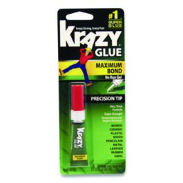 Maximum Bond Krazy Glue, Precision Tip, 0.14 oz, Dries Clear