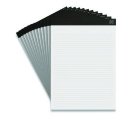 Notepads, Narrow Rule, 50 White 8.5 x 11.75 Sheets, 12/Pack