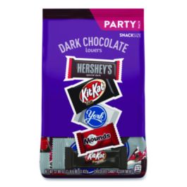 Dark Chocolate Lovers Snack Size Party Pack, 32.89 oz Bag, Approximately 60 Pieces