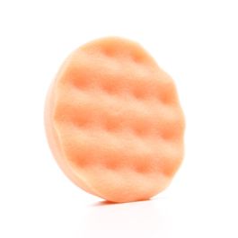 3M™ Finesse-it™ Foam Buffing Pad, 02637, 3-3/4 in, Orange Foam White Loop, 10/Bag, 50 ea/Case