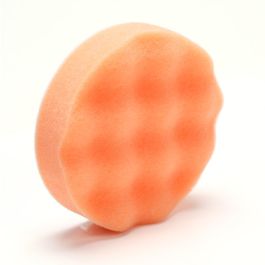 3M™ Finesse-it™ Foam Buffing Pad, 02648, 3-1/4 in, Orange Foam White Loop, 10/Bag, 50 ea/Case