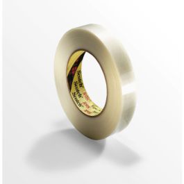 Scotch® Filament Tape 898, Clear, 24 mm x 55 m, 6.6 mil, 36 Roll/Case