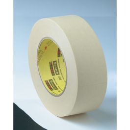 3M™ High Performance Masking Tape 232, Tan, 72 mm x 55 m, 6.3 mil, 12 Roll/Case
