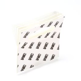 3M™ Hang Tab 1075, Clear, 2 in x 2 in, (10 Tab/Pad 50 Pad/Pack 10 Pack/Case) 500 Pack/Case