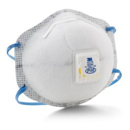 3M™ Particulate Respirator 8576, P95, with Nuisance Level Acid Gas Relief, 80 ea/Case
