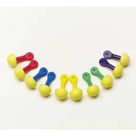 3M™ E-A-R™ EXPRESS™ Pod Plugs™ Earplugs 321-2200, Uncorded, Assorted Color Grips, Pillow Pack, 400 Pair/Case