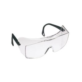 3M™ OX™ Protective Eyewear 2000, 12166-00000-20 Clear Anti-Fog Lens, Black Secure Grip Temple 20 EA/Case