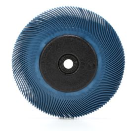 Scotch-Brite™ Radial Bristle Brush, 6 in x 7/16 in x 1 in 400 with Adapter, 5 ea/Case