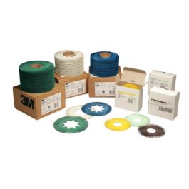 3M™ Flange Adapter- 6 in Radial Bristle Brush Set, 2 in x 1 in, 25 ea/Case